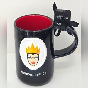 Rae Dunn Disney Villains Mirror Mirror evil Queen Large Mug Nwt